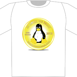 'In Linux We Trust' t-shirt