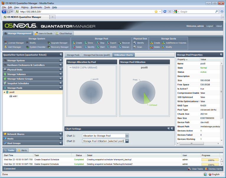 Example of Open Storage platform