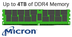 Up to 4TB of DDR4 Memory