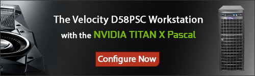 Configure your Velocity D58PSC with the NVIDIA TITAN X Pascal