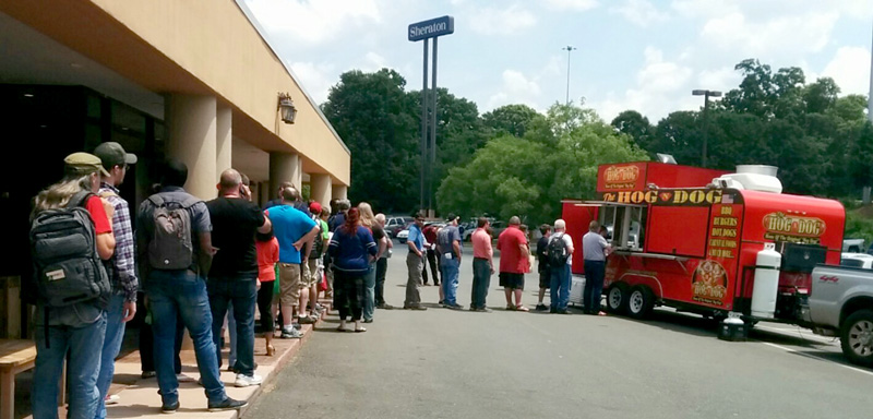 BBQ truck at SELF